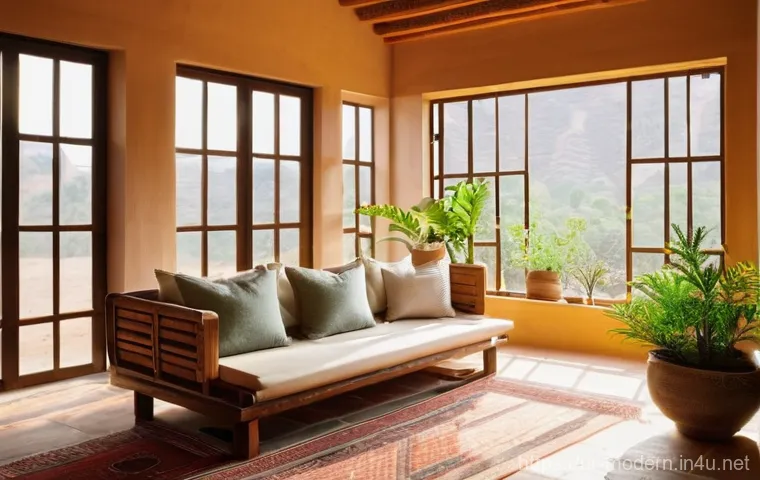 현대건축물 친환경 설계 - **Prompt:** A modern Pakistani residential building exterior, showcasing harmonious integration with...