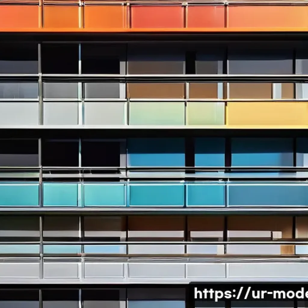 현대건축물 스마트 창호 기술 - Here are three detailed image generation prompts in English, adhering to all the specified guideline...