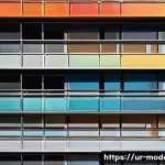 현대건축물 스마트 창호 기술 - Here are three detailed image generation prompts in English, adhering to all the specified guideline...