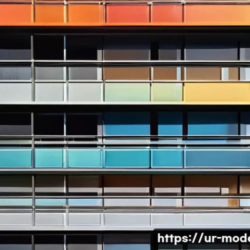 현대건축물 스마트 창호 기술 - Here are three detailed image generation prompts in English, adhering to all the specified guideline...